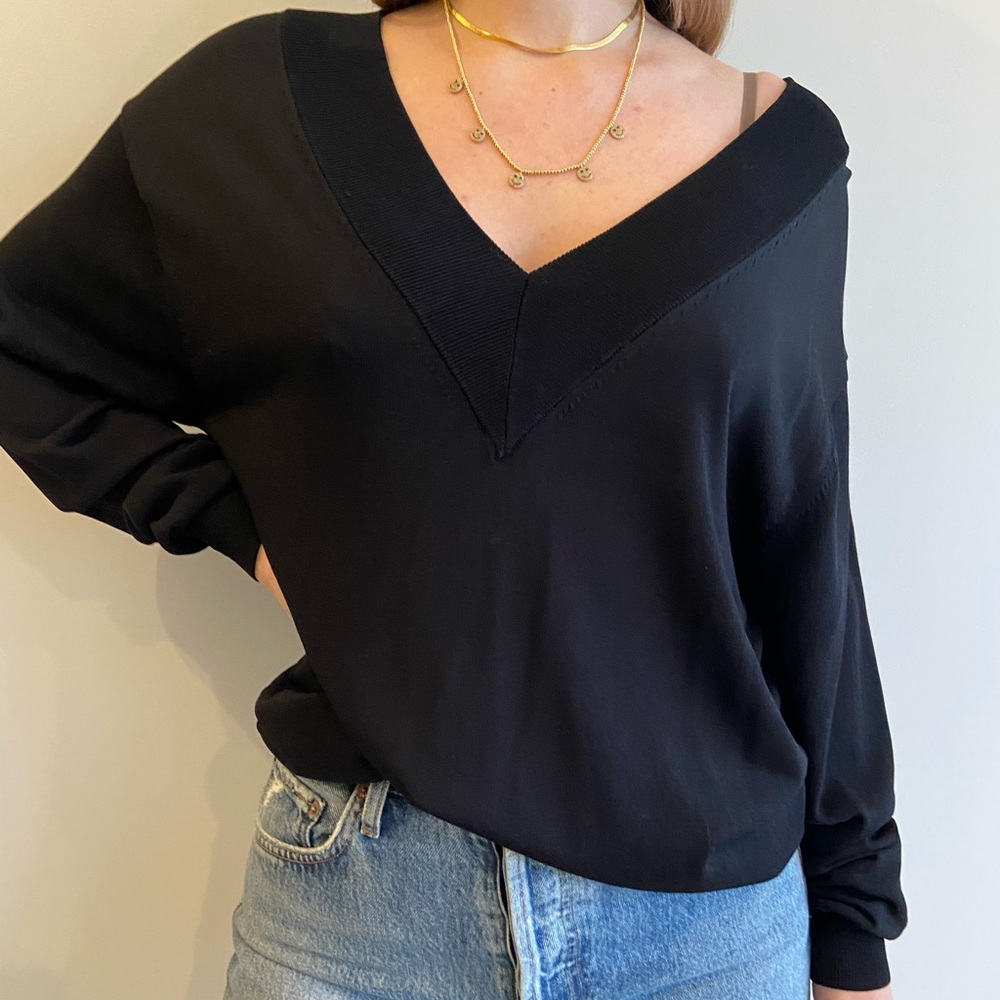 Wilfred Deep V Neck Sweater size XS